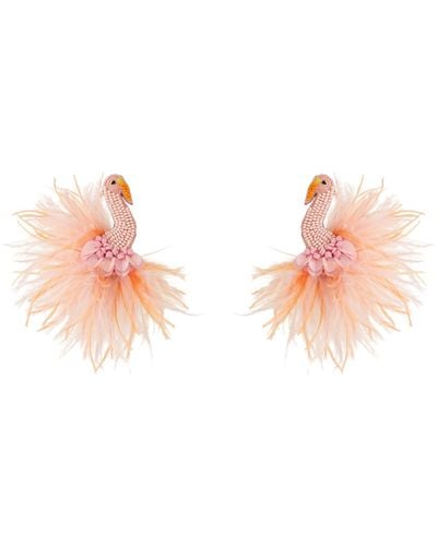 Mignonne Gavigan Fanny Bird Earrings - Pink