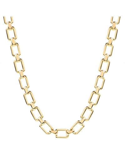 Amadeus Daphne Chain Link Necklace - Metallic