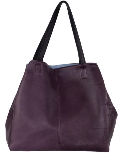 Taylor Yates Mary Tote In Plum - Purple