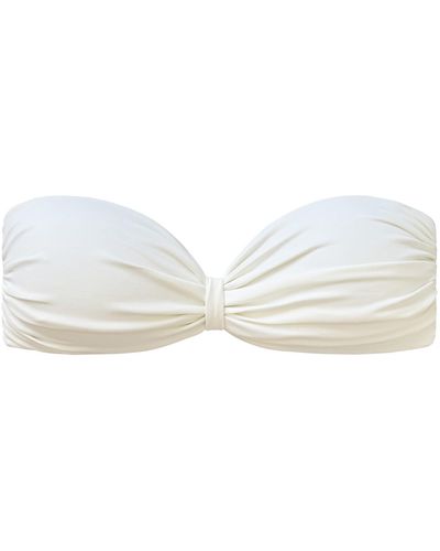 NUAJE NUAJE Ariel Padded Bikini Top In - White