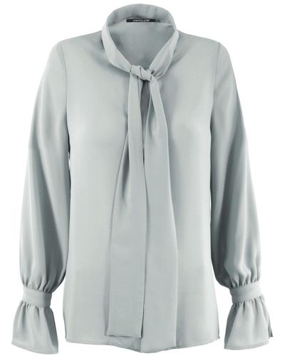 VIKIGLOW Donatella Loose Long Sleeves Shirt - Blue