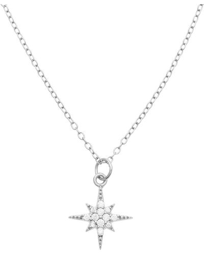 Cartilage Cartel Starburst Pendant Necklace - Metallic