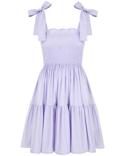 Monica Nera Mathilde Dress - Purple