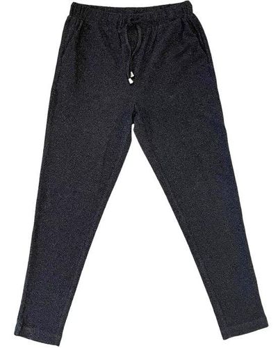Any Old Iron Glimmer Trousers - Black