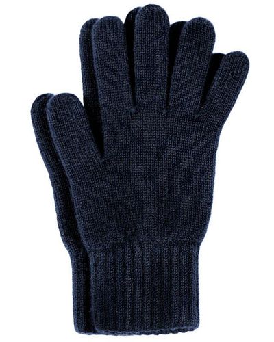 Paul James Knitwear Cashmere Vivaan Gloves - Blue