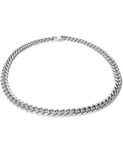 Anisa Sojka Mini Chain Link Necklace - Metallic