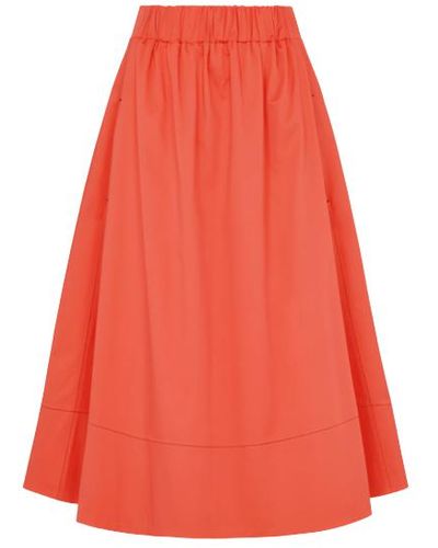 Mirla Beane Niki Elasticated Waist Skirt - Red