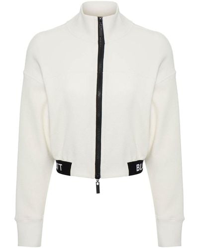 Balletto Athleisure Couture Blltt Short Boucle Jacket Bianco - White