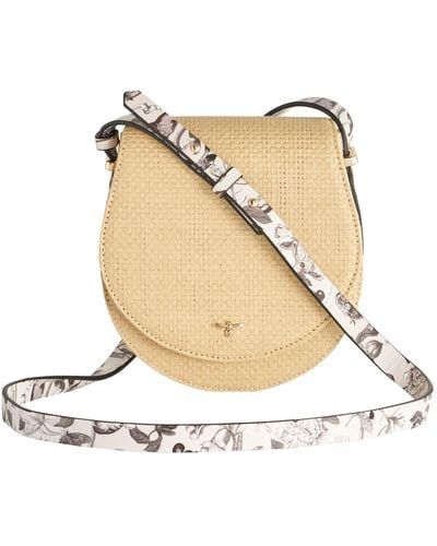 Fable England Neutrals Fable Tree Of Life Saddle Bag - Natural