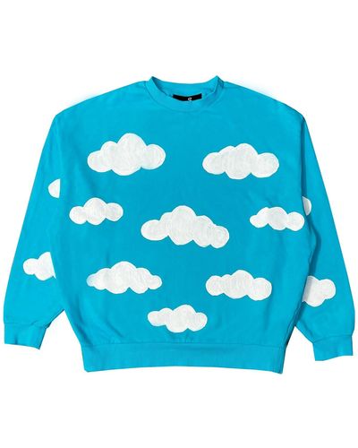 Quillattire Blue Cloud Sweatshirt