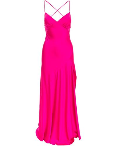 ROSERRY Seville Maxi Dress In Fuchsia - Pink