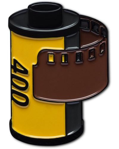Make Heads Turn Enamel Pin Camera Roll - Yellow