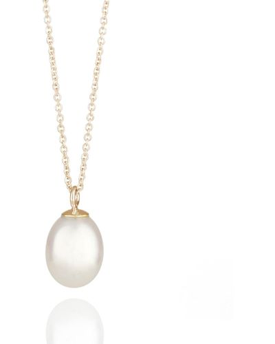 Augustine Jewels Yellow Gold Pearl Necklace - Multicolour