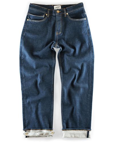 &SONS Trading Co Cutter 13.5oz Indigo Selvedge Denim Jeans - Blue