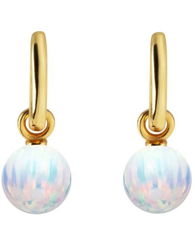 Ora Pearls Aetia Ice Opal Earrings - Metallic