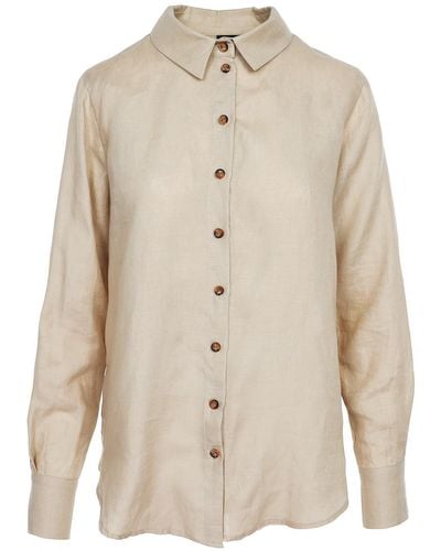 Framboise Orleane Linnen Shirt - Natural