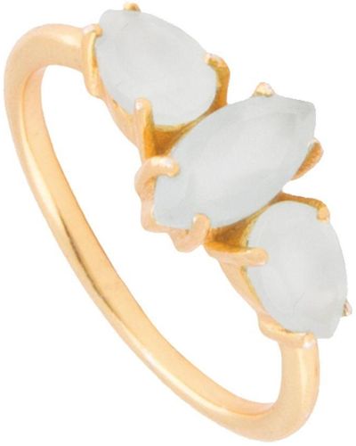 Lavani Jewels White Kasia Ring - Multicolor