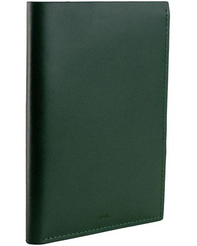 godi. Handmade Leather Passport Cover - Green