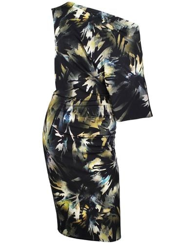 Me & Thee Final Say Print Bamboo Jersey Dress - Black