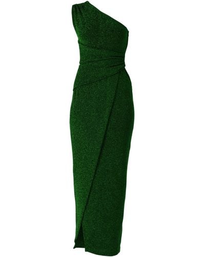 SACHA DRAKE Valedictory Dress In Emerald - Green