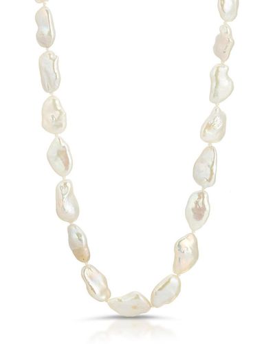 NAiiA Isabella Baroque Pearl Necklace - Metallic