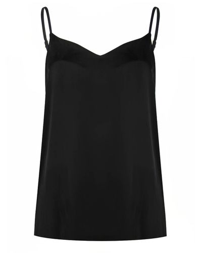 Nokaya Silk Dreamscape Slip Dress - Black