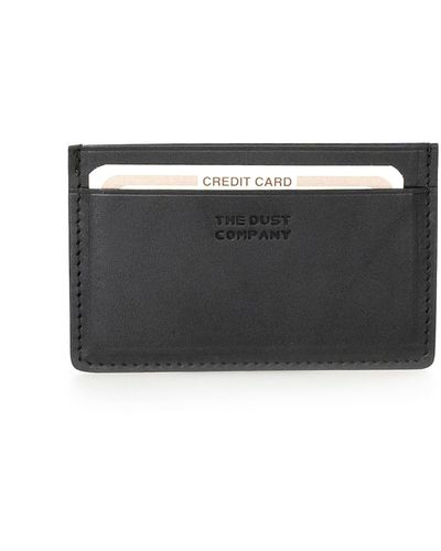 THE DUST COMPANY Leather Cardholders In Cuoio Black