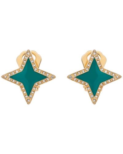 Emma Holland Jewellery Stars Clip Earrings - Blue
