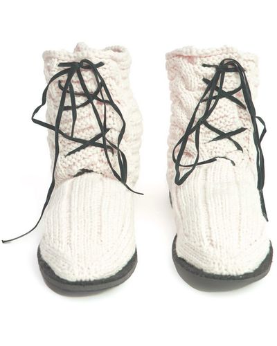 Peraluna Knitwear Ankle Boots - Metallic