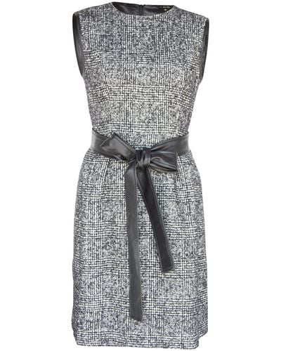 Le Réussi Boss Tweed Dress - Gray