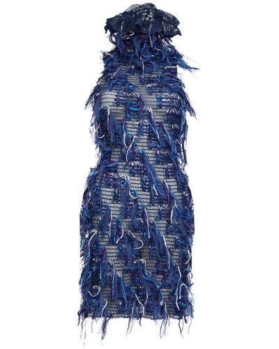 Sarah Regensburger Goddess Summer Dress Denim - Blue