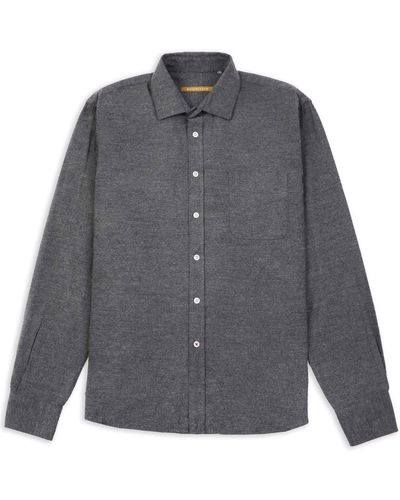 Burrows and Hare Neutrals Graphite Shirt - Grey