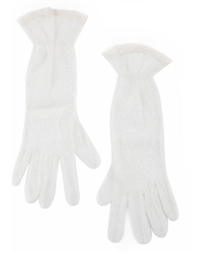Azima Musayeva Leah Gloves - White