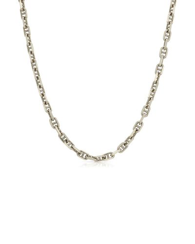NAiiA Kevin Sterling Chain Necklace - Metallic