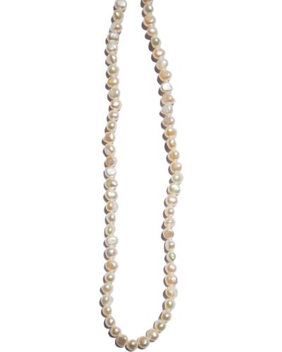 seree Capri Freshwater Pearl Necklace - Metallic