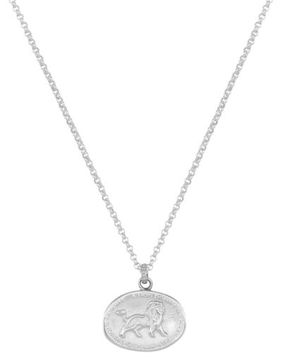 Dower & Hall S Lion Story Necklace - Metallic