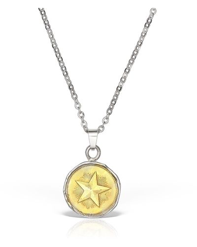 Madeleine Andromeda Star Pendant Necklace - Metallic