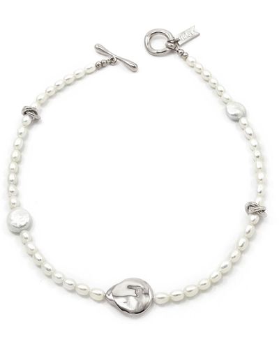 Biko Jewellery Alouet Pearl Collar - White