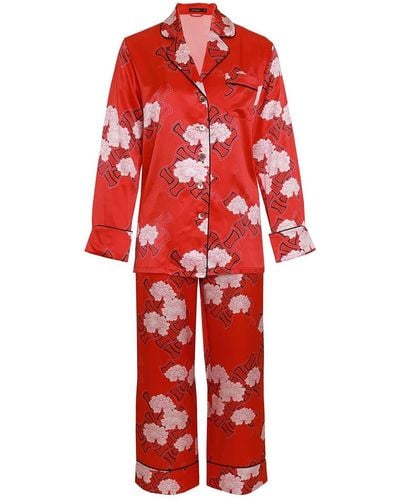 Emma Wallace Rouge Pyjama Set - Red