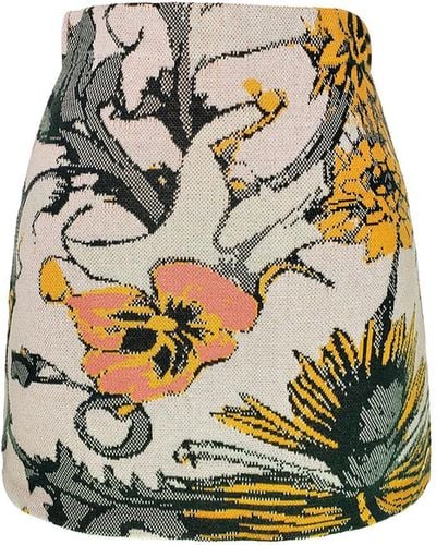Emma Wallace Kitty Mini Skirt - Multicolour