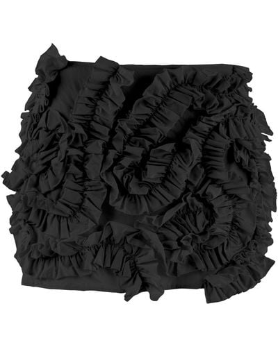 Nocturne Ruffle Designed Skirt - Black