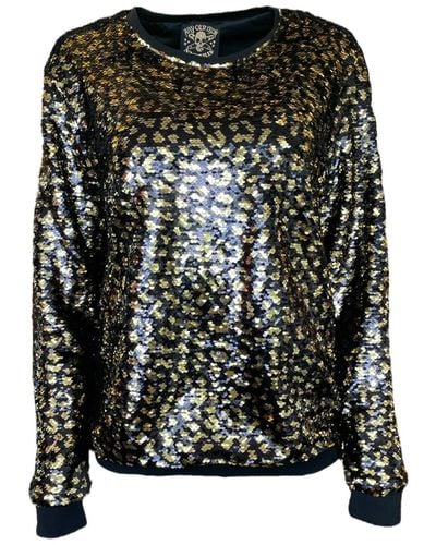 Any Old Iron S Leopard Sequin Sweatshirt - Multicolour