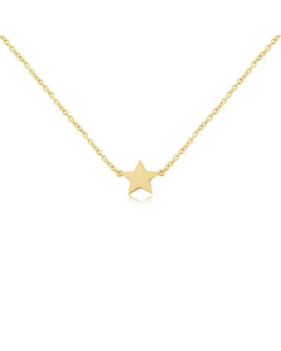 Auree Yellow Gold Plated Soho Star Necklace - Metallic