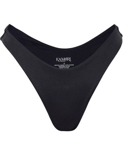 Kamari Swim LLC Nora Cheeky Bikini Bottom - Black