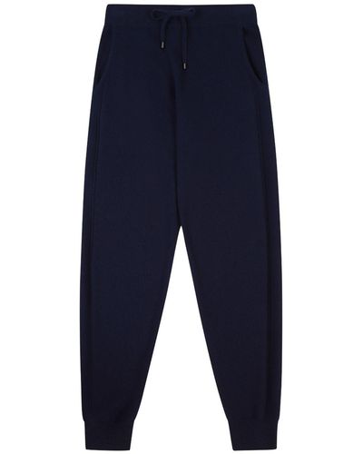 Loop Cashmere Cashmere joggers In Midnight - Blue