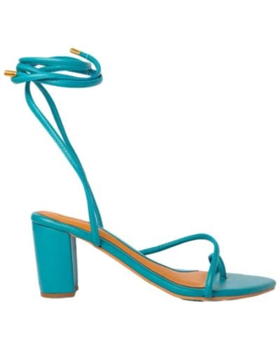 Turquoise Sandals Heels