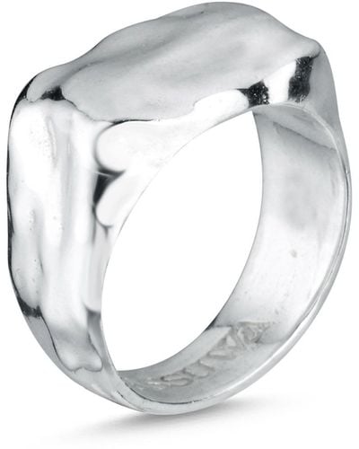 ASSUWA Echo Chunky Ring - Metallic