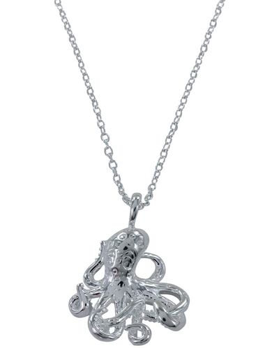 Reeves & Reeves Baby Octopus Necklace - Metallic