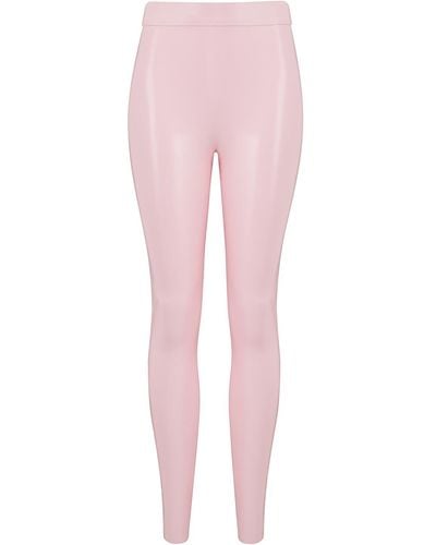 Elissa Poppy Latex leggings - Pink