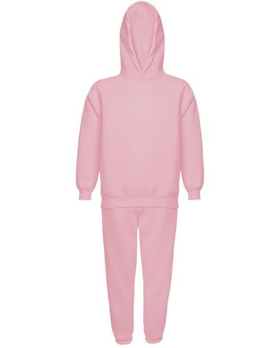 Monique Store Hoodie & jogger Trousers Pink Set